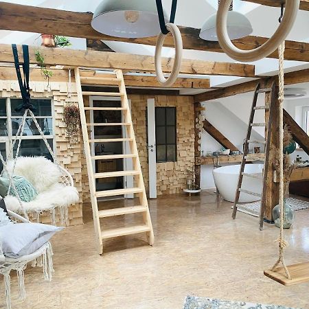 Loft Im Herzen Der Stadt Furstenwalde Bagian luar foto